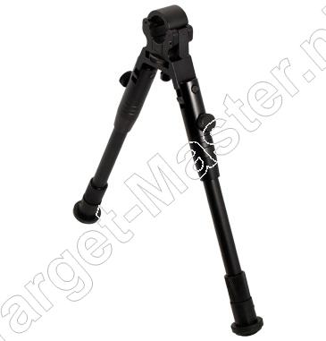 UTG CLAMP-ON SNIPER BIPOD, Rubber Feet, with Barrel Mounting